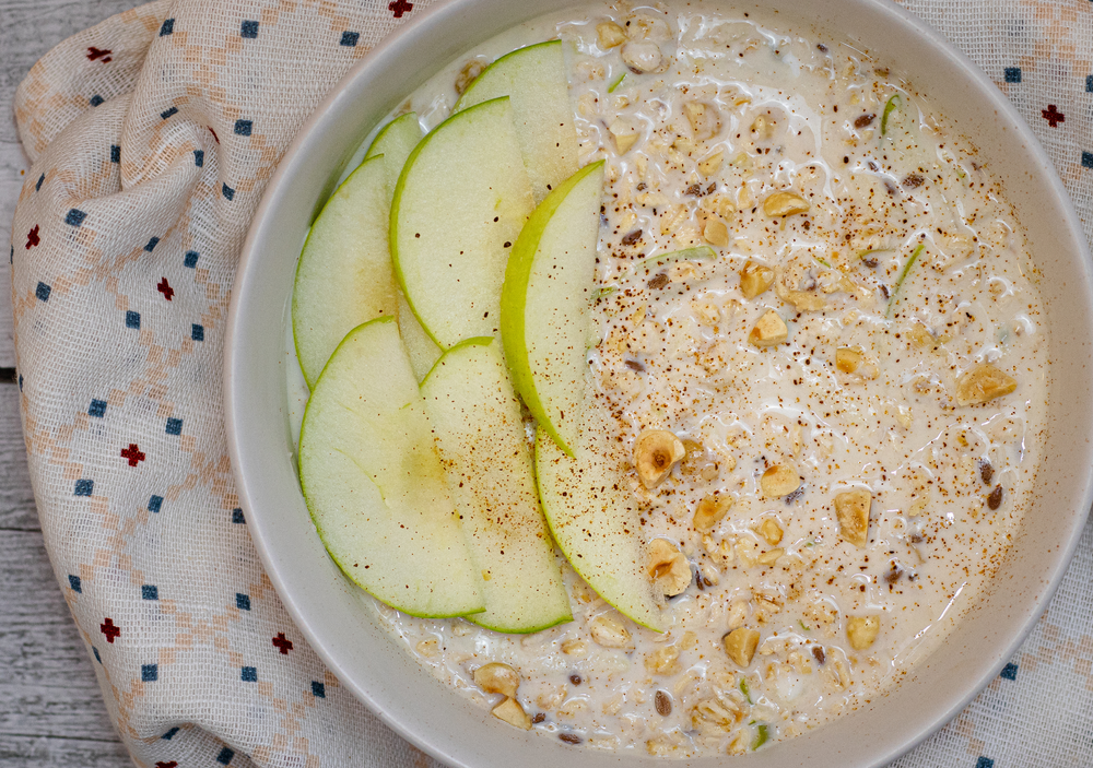 Apple, Date & Hazelnut Bircher