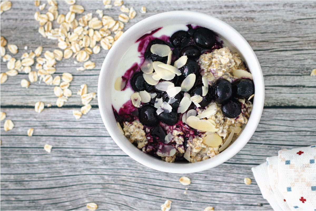 Blueberry & Almond Overnight Oats