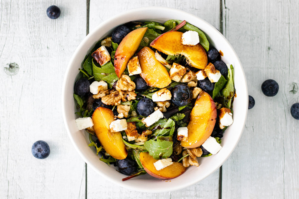 Peach and Blueberry Salad